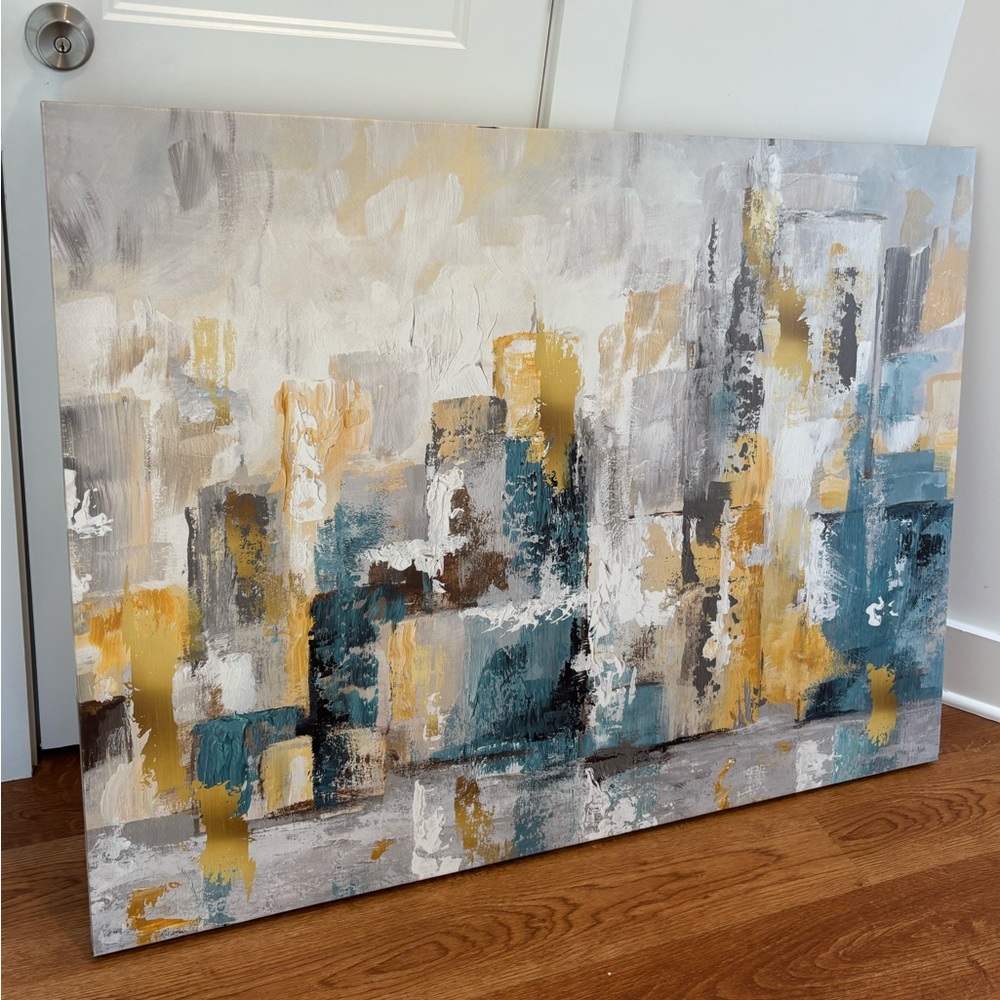 Abstract Cityscape Canvas Art